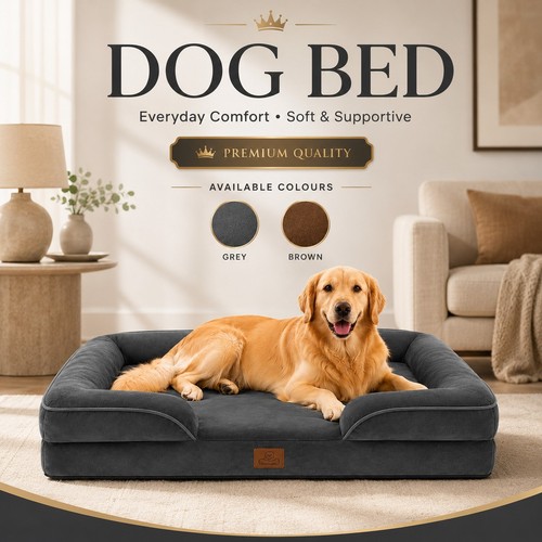 Large orthopedic pet bed dog - pet,