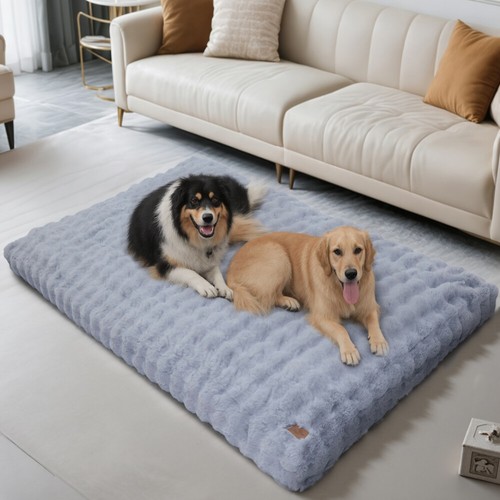 Luxury large dog bed plush - large,