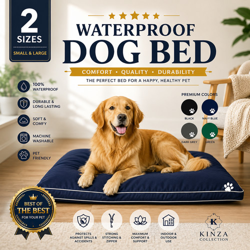 Waterproof dog bed heavy - waterproof, duty