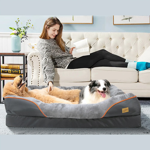 Large dog bed soft - bed, warm
