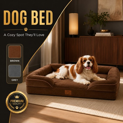 Washable large dog bed modern - bed,