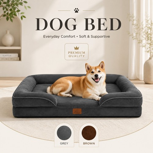 Orthopedic dog bed large - orthopedic,