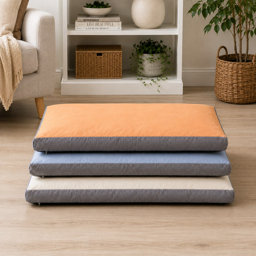 Luxury velour dog bed - luxury,