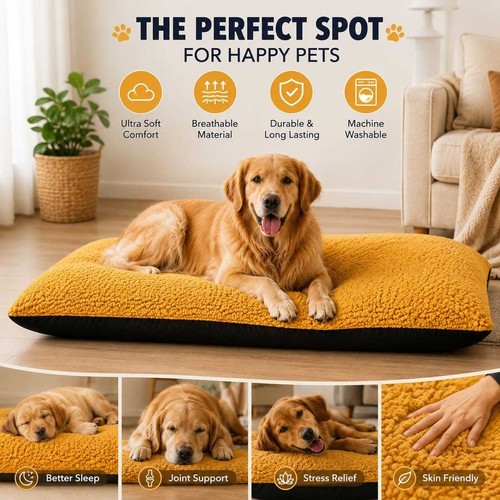 Large dog bed soft - bed, –